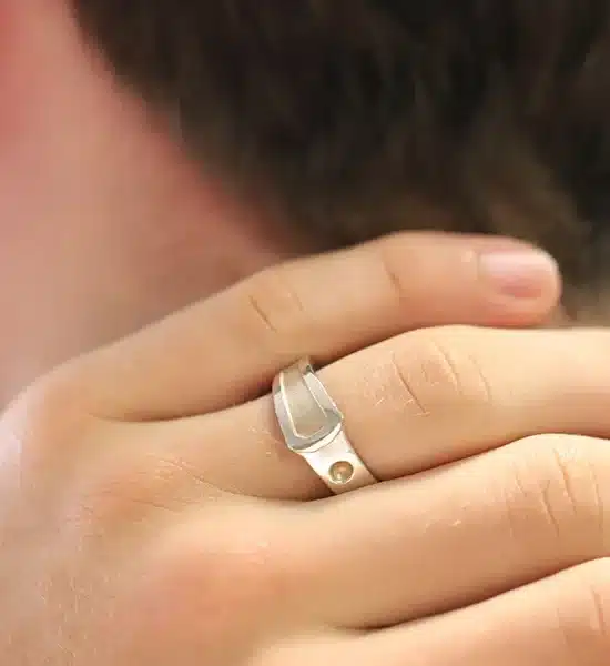 Chevalière Argent Massif Milord